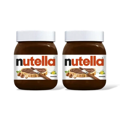 Nutella Hazelnootpasta 2-pack