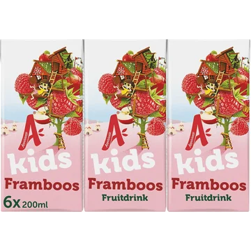 Appelsientje Kids Framboos Fruitdrink 6-pack 0,2 L
