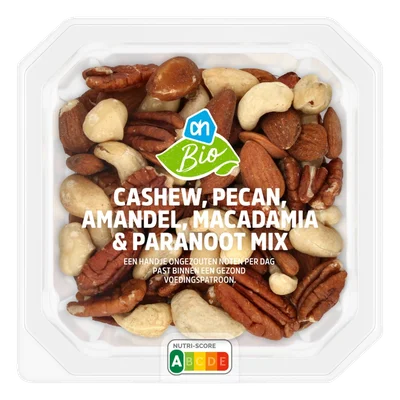 AH Biologisch Cashew pecan amandel macadamia paran mix