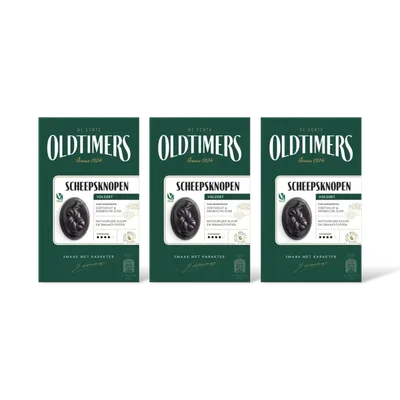 Oldtimers Scheepsknopen 3-pack