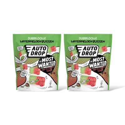 Autodrop Most wanted watermeloen bussen 2-pack