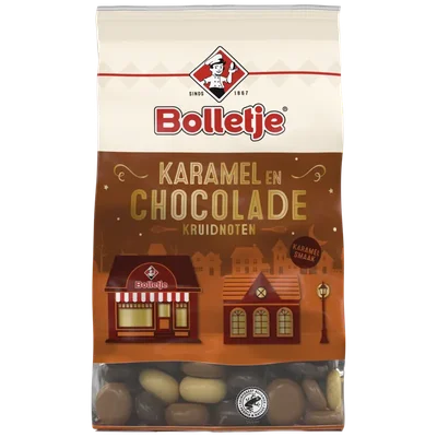 Bolletje Karamel en chocolade kruidnoten