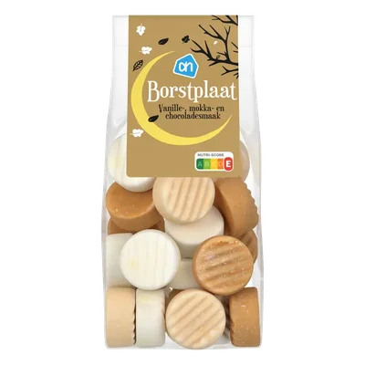 AH Borstplaat vanille, mokka en chocolade