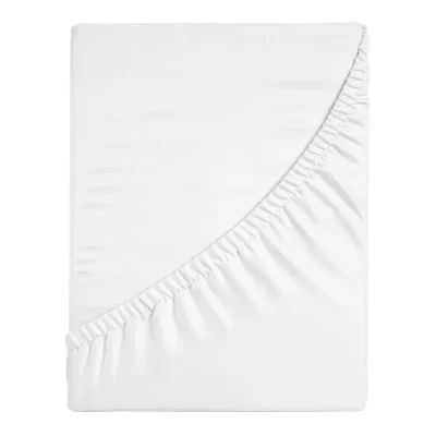 Ten Cate Katoensatijn hoeslaken - 180x200 - wit