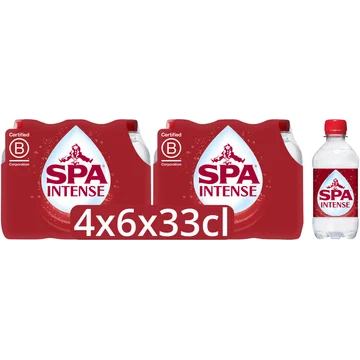 SPA INTENSE Bruisend Natuurlijk Mineraalwater 4 x 6 x 33 cl