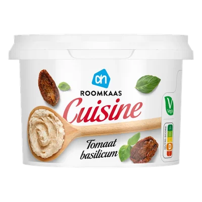 AH Roomkaas cuisine tomaat basilicum