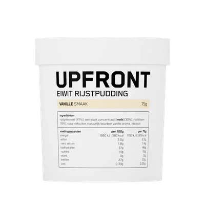Upfront Eiwit rijstpudding vanille smaak