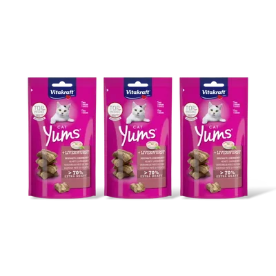 Vitakraft Cat yums leverworst 3-pack