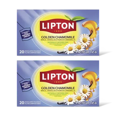Lipton Golden chamomille herbal tea 2-pack