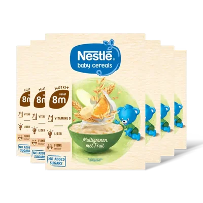Nestlé Baby cereals multigranen fruit 8m+ 6-pck