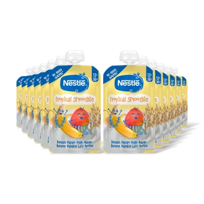 Nestlé Tropical smoothie banaan mango 12m+ 12pk