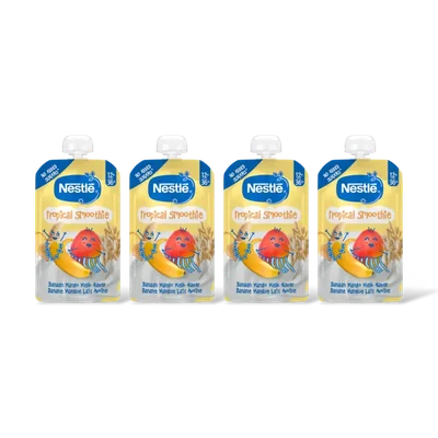 Nestlé Tropical smoothie banaan mango 12m+ 4-pk
