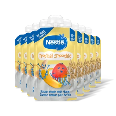 Nestlé Tropical smoothie banaan mango 12m+ 8-pk