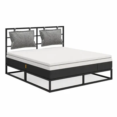 Emma Bed + matras + topper 160 x 200 cm