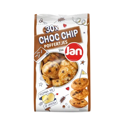 Jan Choc chip poffertjes