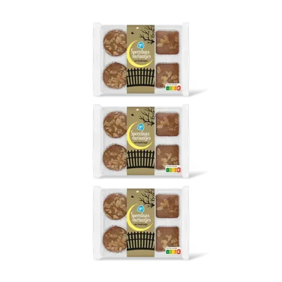 AH Gevuld speculaas met banketspijs 3-pack
