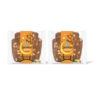 AH Speculaasbrokken met amandelen 2-pack