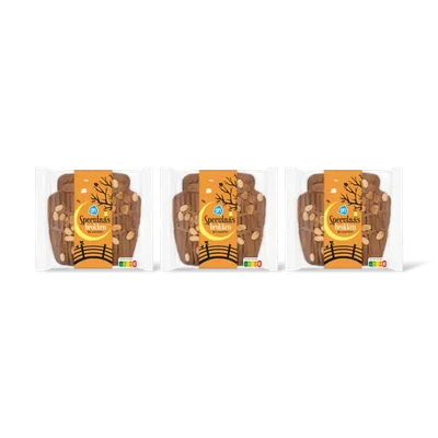 AH Speculaasbrokken met amandelen 3-pack