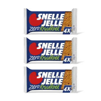 Snelle Jelle Snelle Jelle Zero kruidkoek 4-pack 3pack