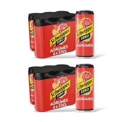 Schweppes Agrumes zero 12-pack
