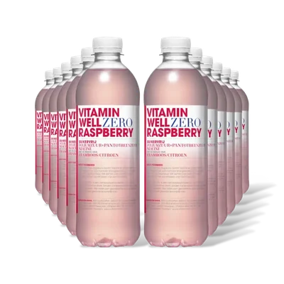 Vitamin Well Zero raspberry 12-pack