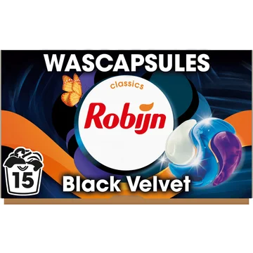 Robijn Wasmiddel Capsules Black Velvet 15 Wasbeurten