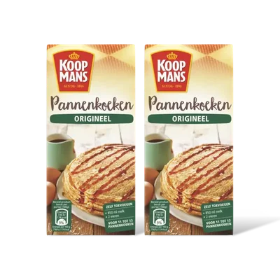 Koopmans Mix voor pannenkoeken origineel 2-pack