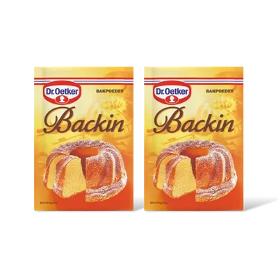 Dr. Oetker Backin bakpoeder 2-pack