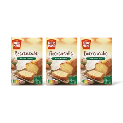 Koopmans Mix voor boerencake 3-pack