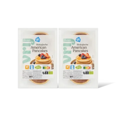 AH Glutenvrij Biologisch American pancakes 2-pack