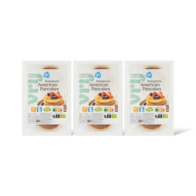 AH Glutenvrij Biologisch American pancakes 3-pack