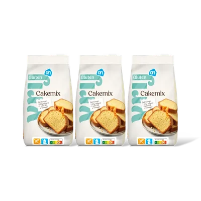 AH Glutenvrij Cakemix 3-pack