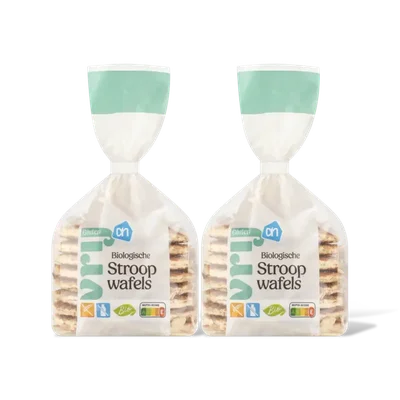 AH Glutenvrij Biologisch stroopwafels 2-pack