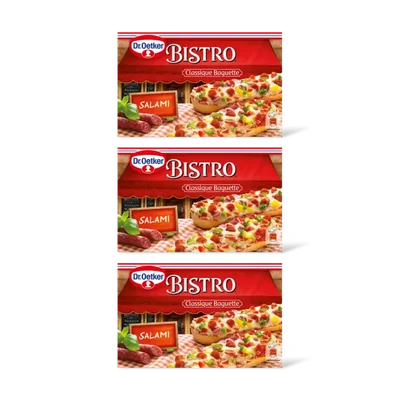 Dr. Oetker Bistro baguette salami 3-pack