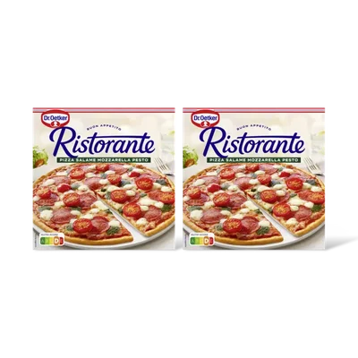 Dr. Oetker Ristorante pizza sal-moz-pes 2-pack