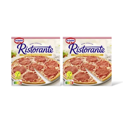 Dr. Oetker Ristorante pizza al salame vegano 2-pack