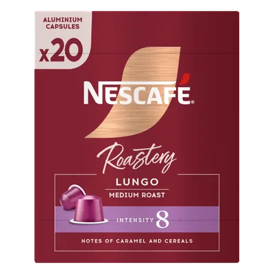 Nescafé Roastery lungo medium roast capsules 20