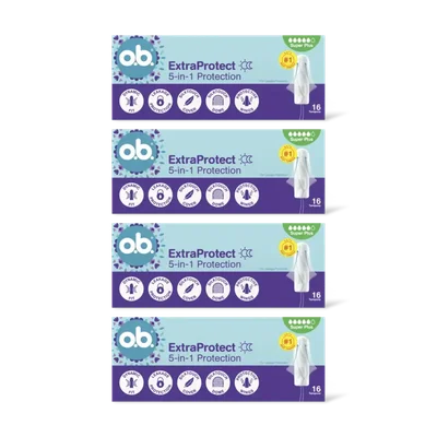 o.b. Extra Protect Super Plus 4-pack