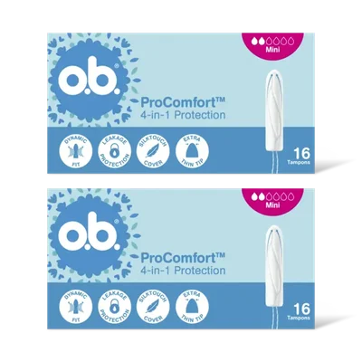 o.b. Pro Comfort Advanced Mini 16 2-pack