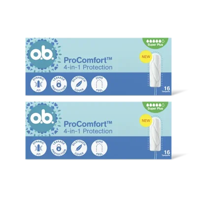 o.b. Pro Comfort Advanced Super Plus 16 2-pck