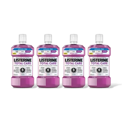 Listerine Total care alcoholfree intense 4-pack