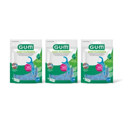 GUM Easyflossers 3-pack
