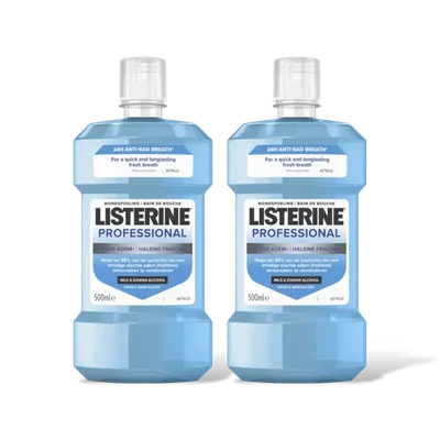 Listerine Professional frisse adem 2-pack