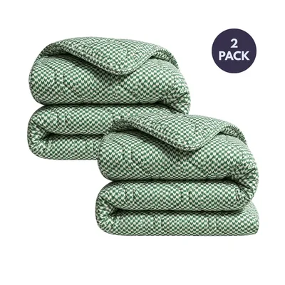 HappyBed 2 wasbare dekbedden 200x220 cm green