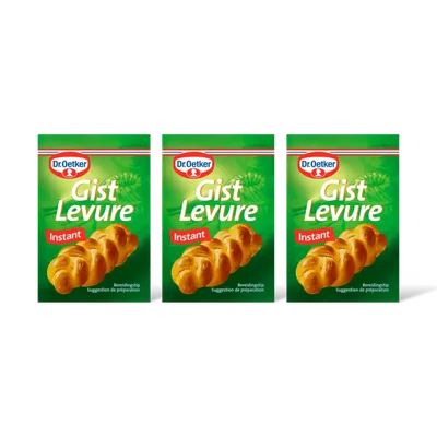 Dr. Oetker Gist levure 3-pack
