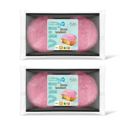 AH Glutenvrij Roze koeken 2-pack