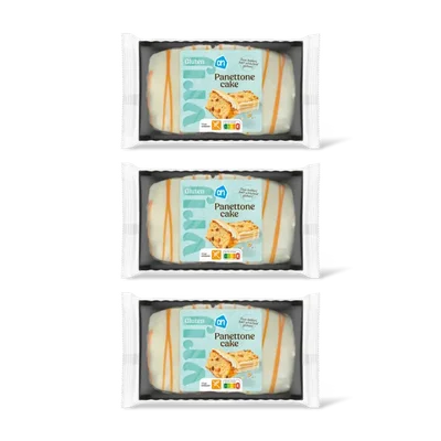 AH Glutenvrij Panettone cake 3-pack