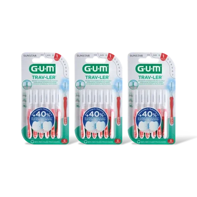 GUM Trav-Ler rager 0,8 mm 3-pack