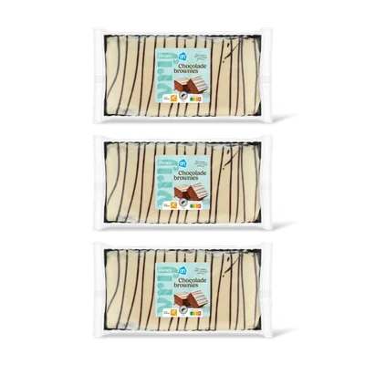 AH Glutenvrij Chocolade brownies 3-pack