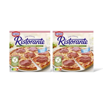 Dr. Oetker Ristorante pizza salami gv 2-pack